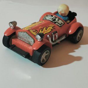 Vintage KN Toys NO. 8100 Made in Hong Kong Custom Hot Rod Car & Driver Toy RARE!